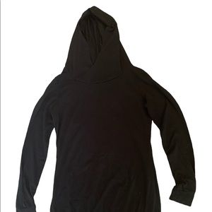 Black thin hoodie